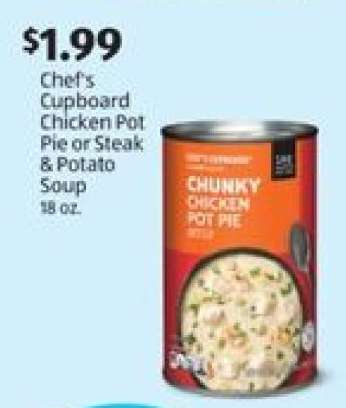 Chef's Cupboard Chicken Pot Pie or Steak & Potato Soup