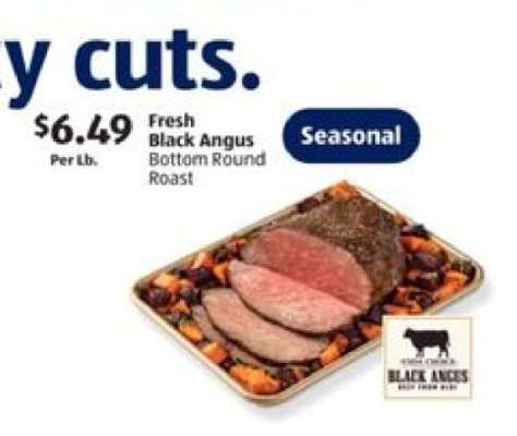 Fresh Black Angus Bottom Round Roast