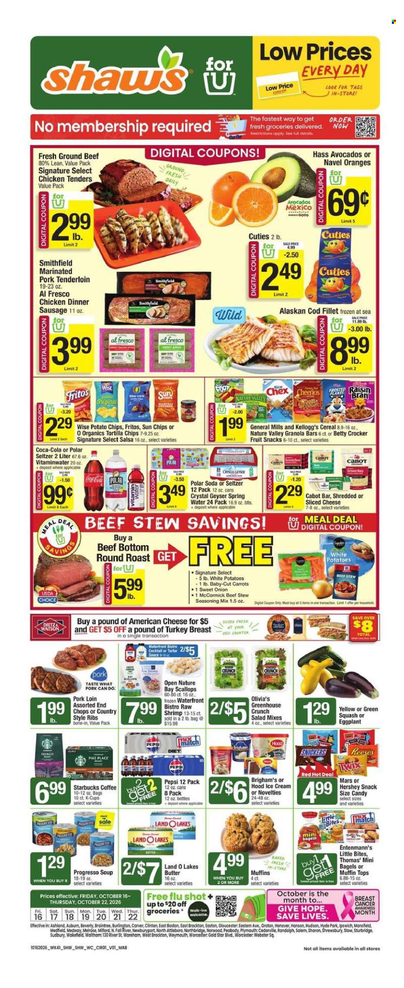 Shaw’s Flyer - 10/16/2026 - 10/22/2026.