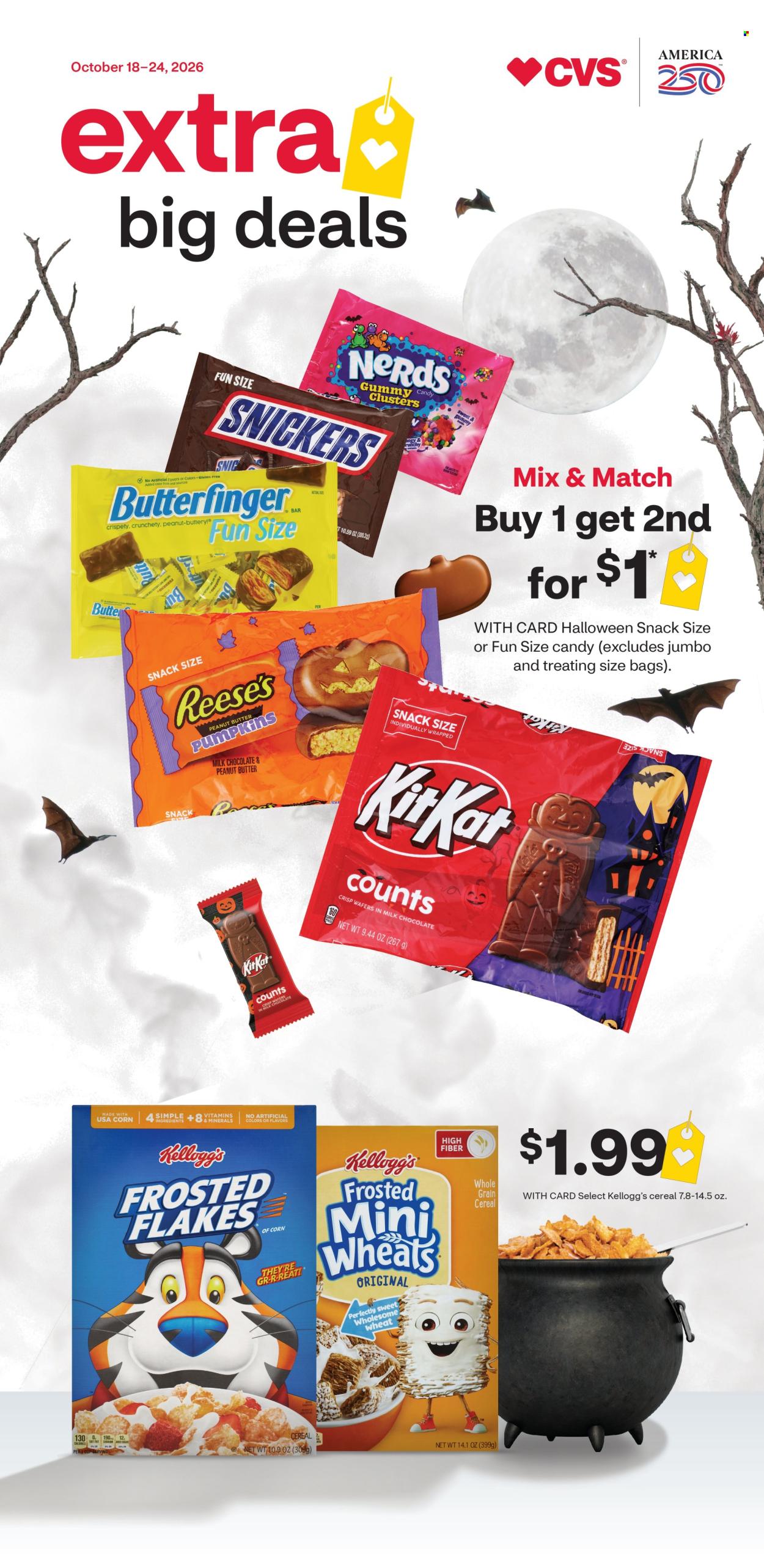 CVS Pharmacy ad - 10/18/2026 - 10/24/2026. Page 1