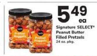 Signature SELECT Peanut Butter Filled Pretzels