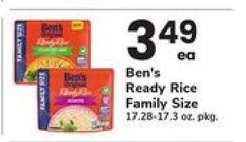 Ben's Ready Rice Family Size