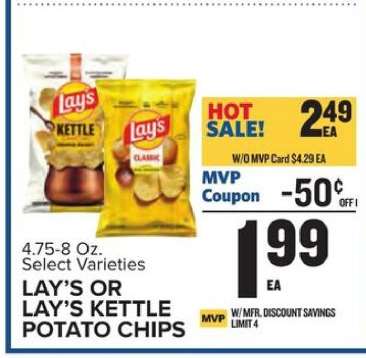 Lay's or Lay's Kettle Potato Chips