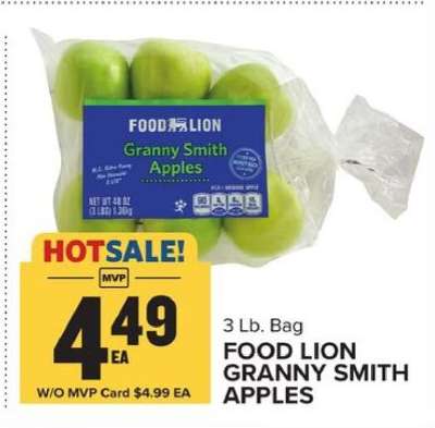 FOOD LION GRANNY SMITH APPLES