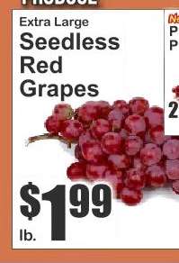 Seedless Red Grapes
