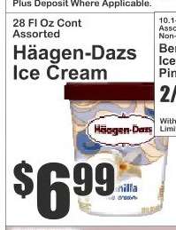 Häagen Dazs Ice Cream
