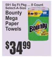 Bounty Mega Paper Towels