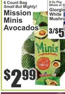 Mission Minis Avocados