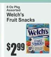 Welch's Fruit Snacks