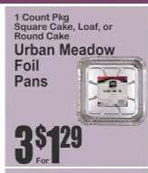 Urban Meadow Foil Pans