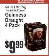 Guinness Draught 4 Pack