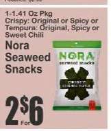 Nora Seaweed Snacks