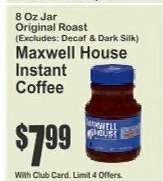 Maxwell House Instant Coffee