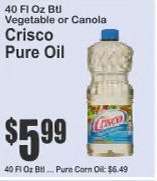 Crisco Pure Oil