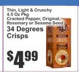 34 Degrees Crisps