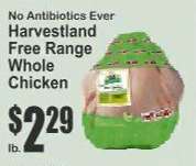 Harvestland Free Range Whole Chicken