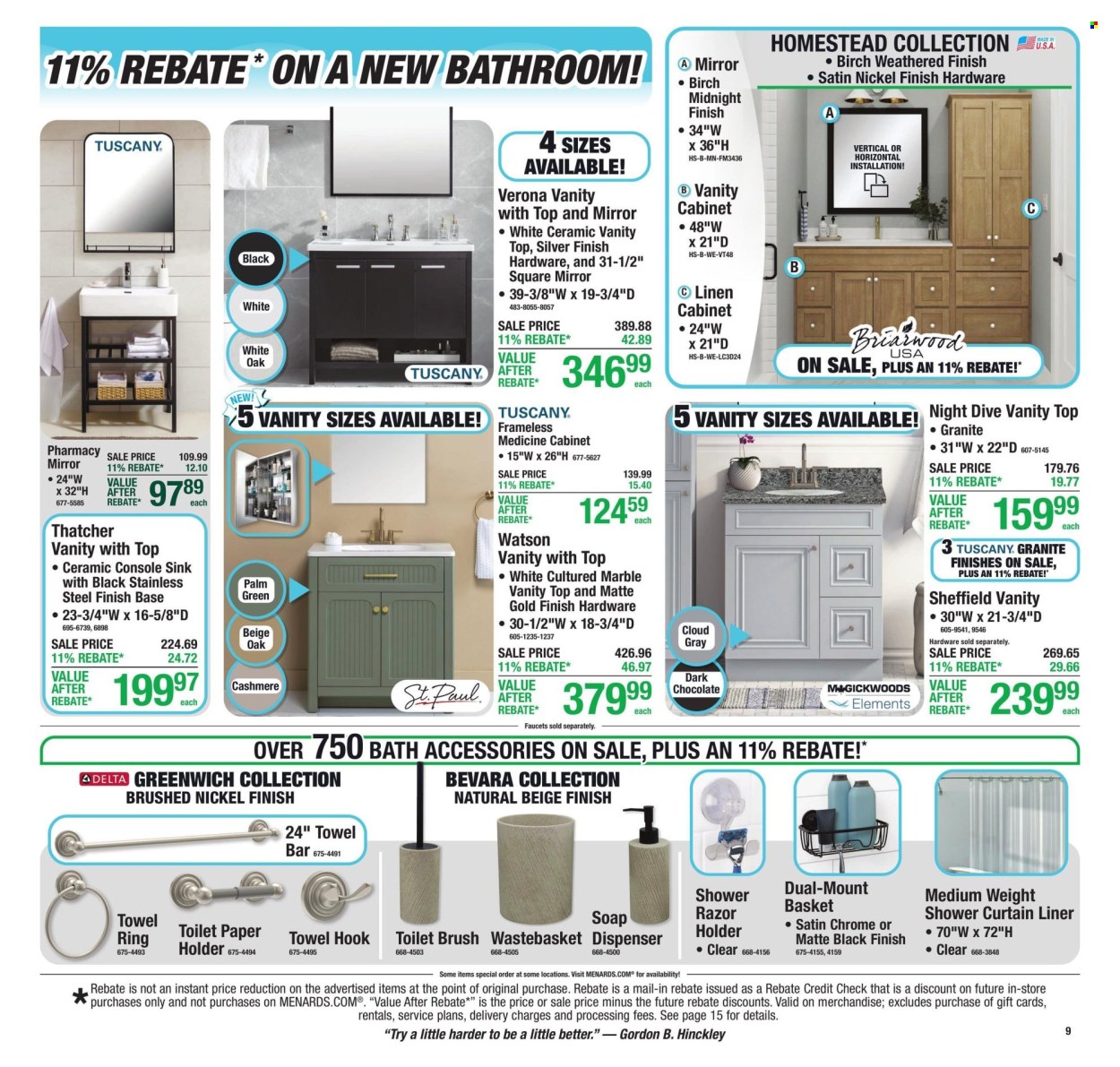 Menards ad - 10/15/2026 - 10/25/2026. Page 11