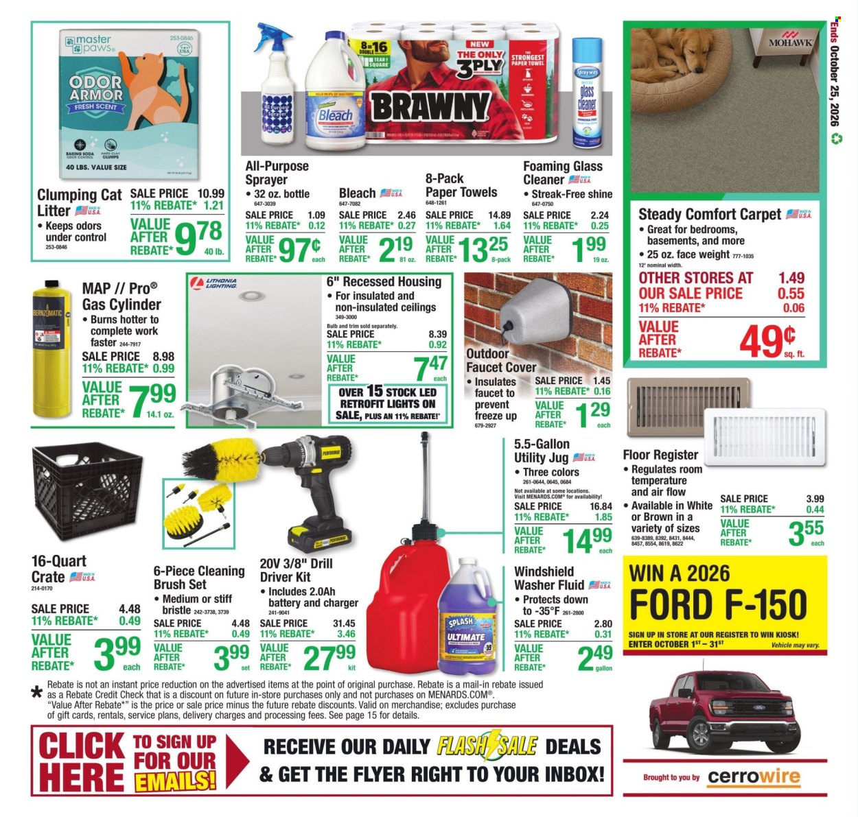 Menards ad - 10/15/2026 - 10/25/2026. Page 23