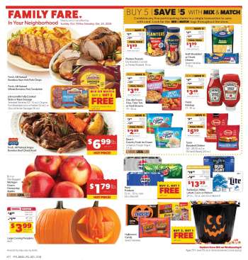 Family Fare Flyer - 10/18/2026 - 10/24/2026.