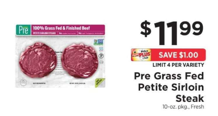 Pre Grass Fed Petite Sirloin Steak