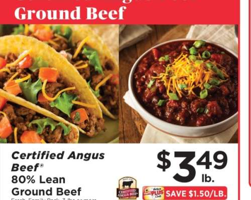 Certified Angus Beef 80% Lean Ground Beef
