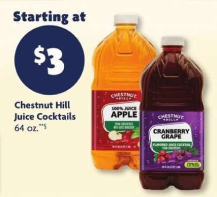 Chestnut Hill Juice Cocktails