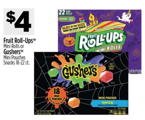 Fruit Roll-Ups™ Mini Rolls or Gushers™