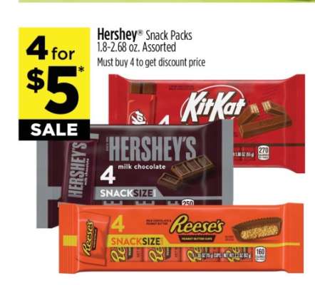 Hershey Snack Packs