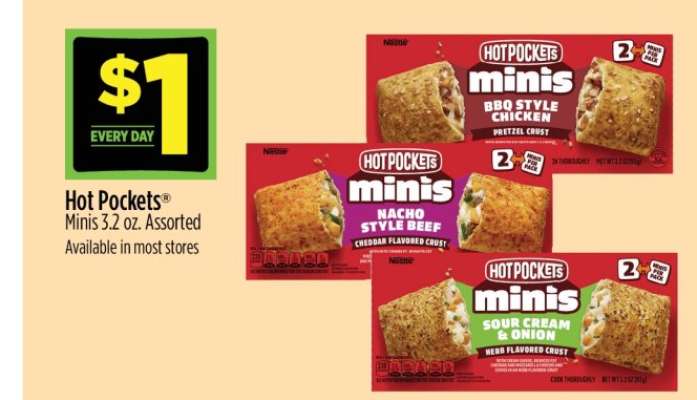 Hot Pockets Minis 3.2 oz. Assorted