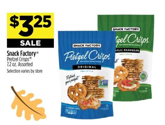 Snack Factory Pretzel Crisps