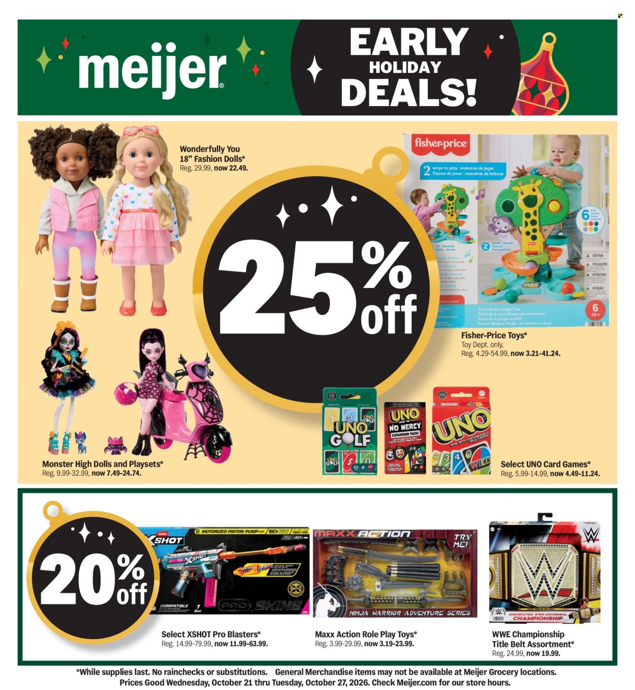 Meijer ad - 10/21/2026 - 10/27/2026. Page 1