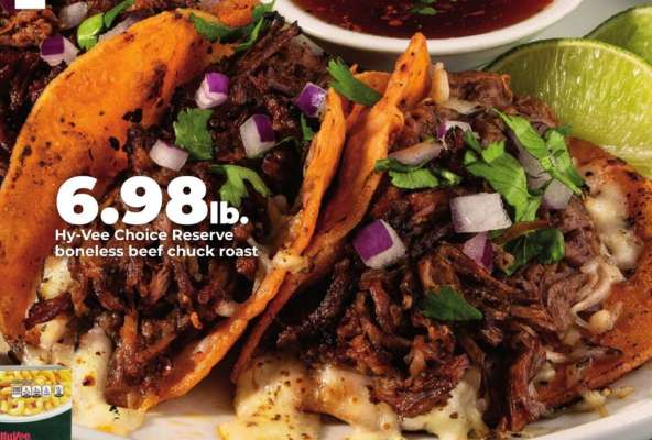 Hy-Vee Choice Reserve Boneless Beef Chuck Roast