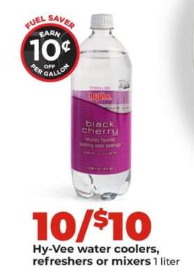 Hy-Vee water coolers refreshers or mixers