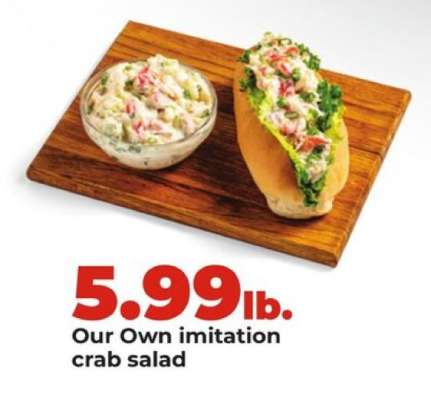 Our Own imitation crab salad