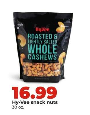 Hy-Vee snack nuts