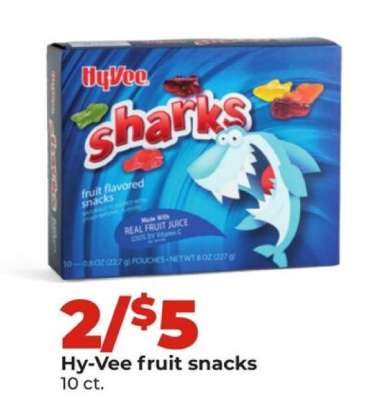 Hy-Vee fruit snacks