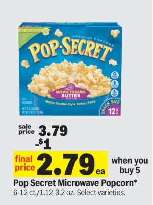 Pop Secret Microwave Popcorn*