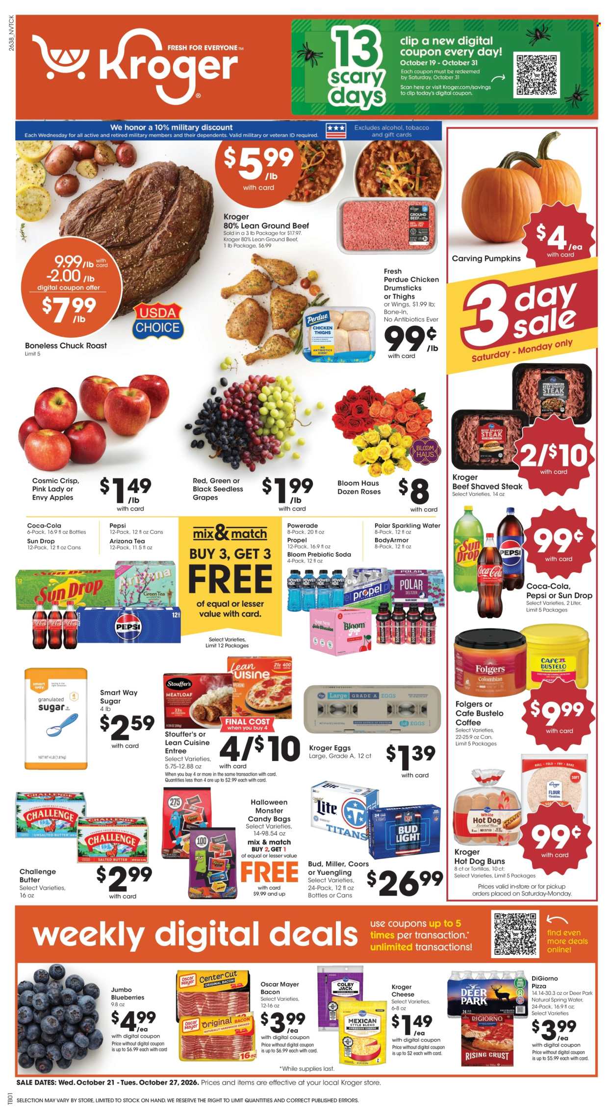 Kroger ad - 10/21/2026 - 10/27/2026. Page 1