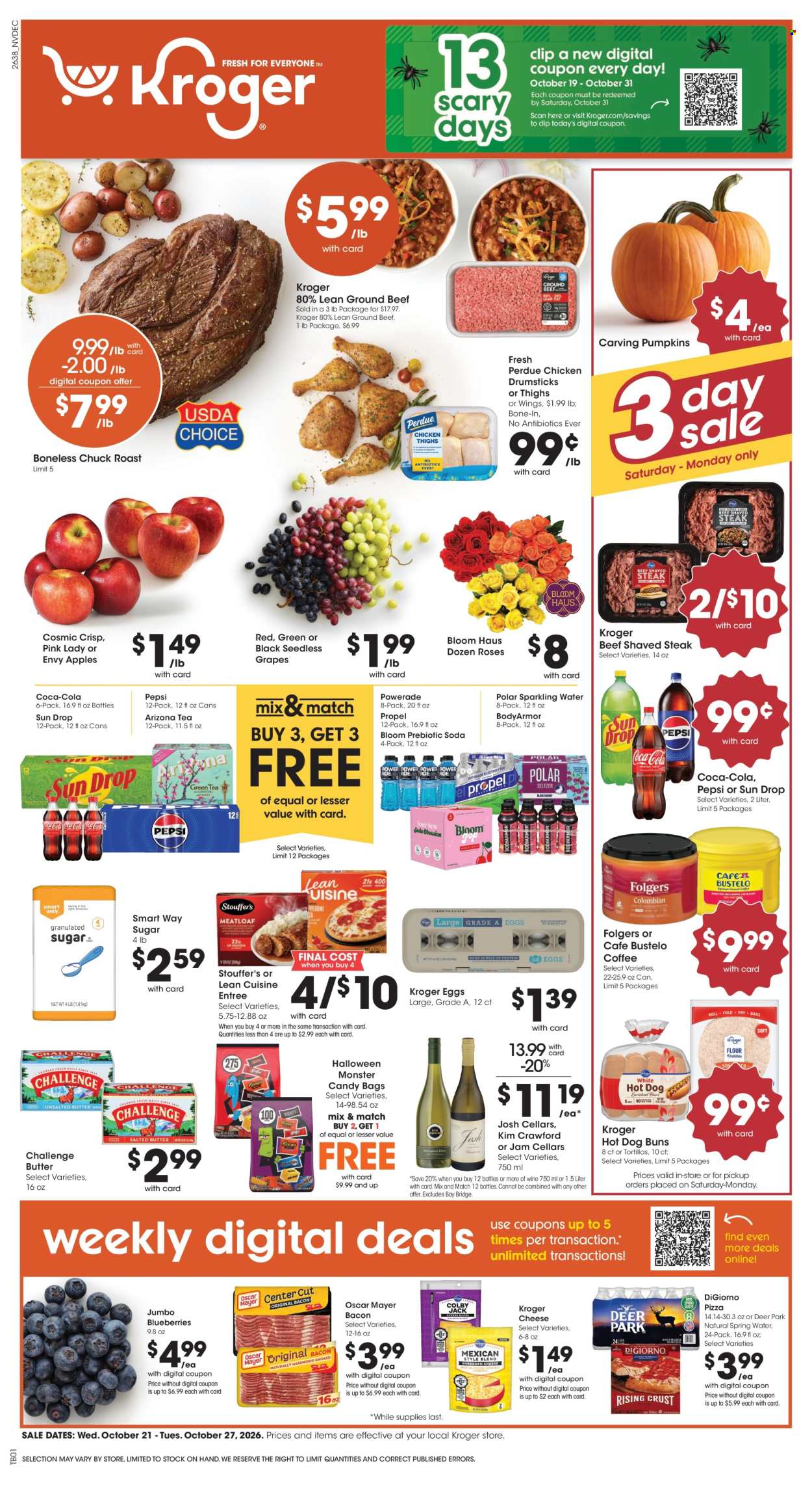 Kroger ad - 10/21/2026 - 10/27/2026. Page 1