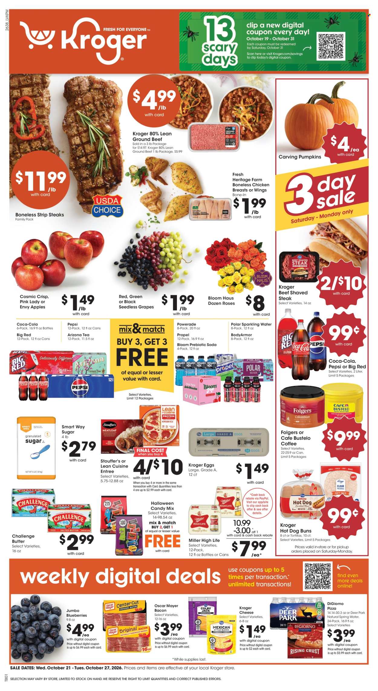 Kroger ad - 10/21/2026 - 10/27/2026. Page 1