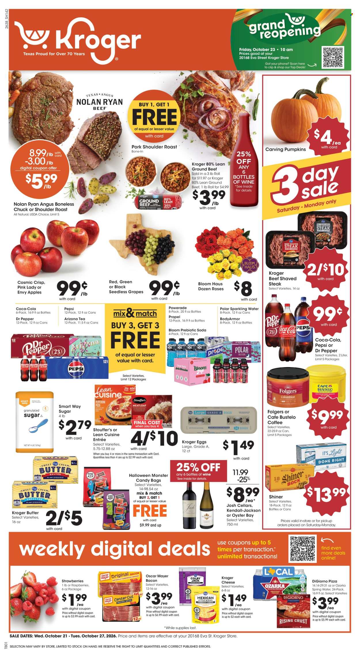 Kroger ad - 10/21/2026 - 10/27/2026. Page 1