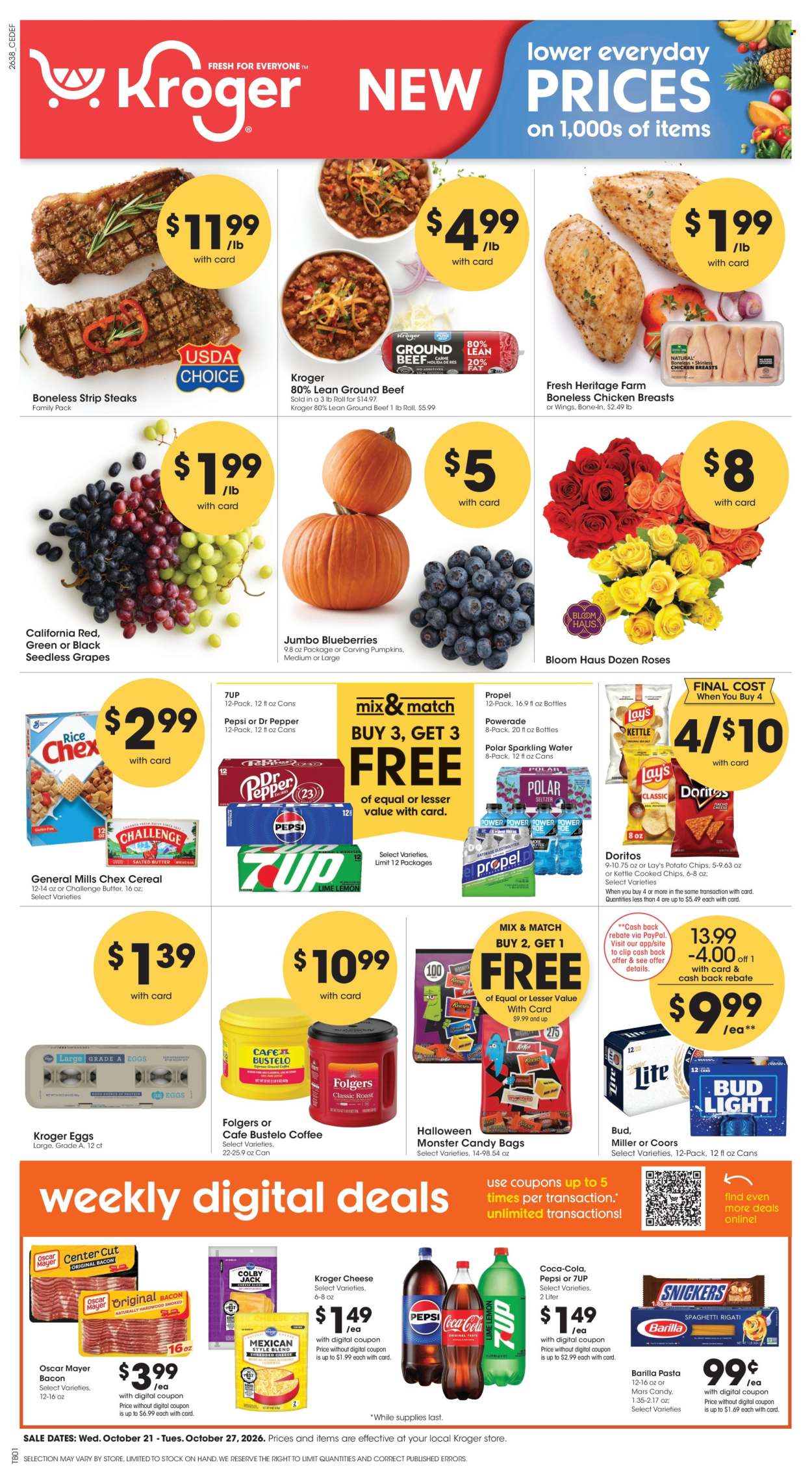 Kroger ad - 10/21/2026 - 10/27/2026. Page 1