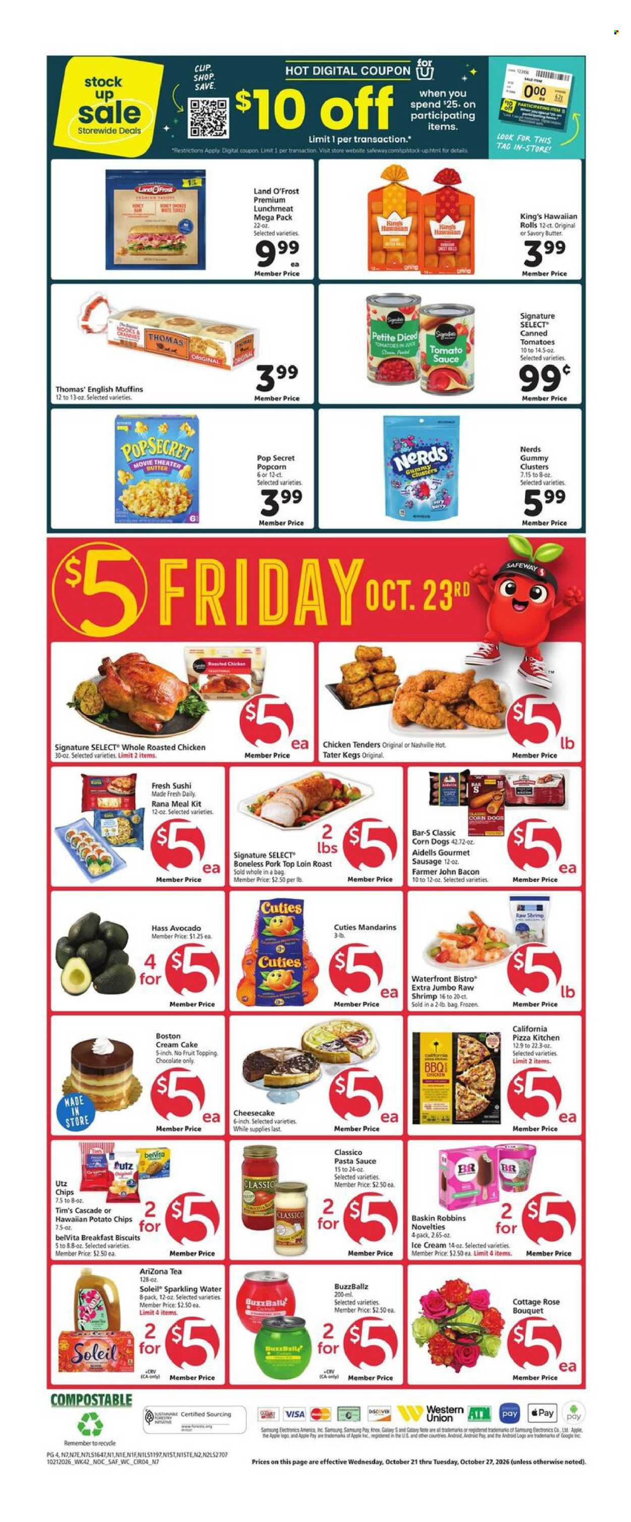 Safeway ad - 10/21/2026 - 10/27/2026. Page 4
