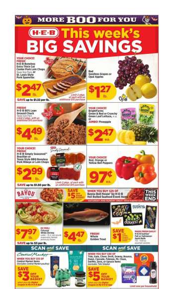 H-E-B Flyer - 10/21/2026 - 10/27/2026.