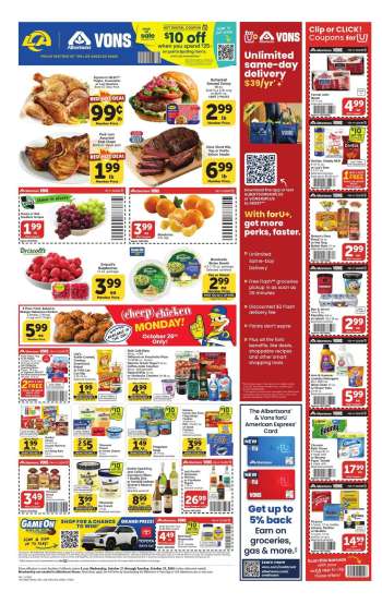 Vons Flyer - 10/21/2026 - 10/27/2026.