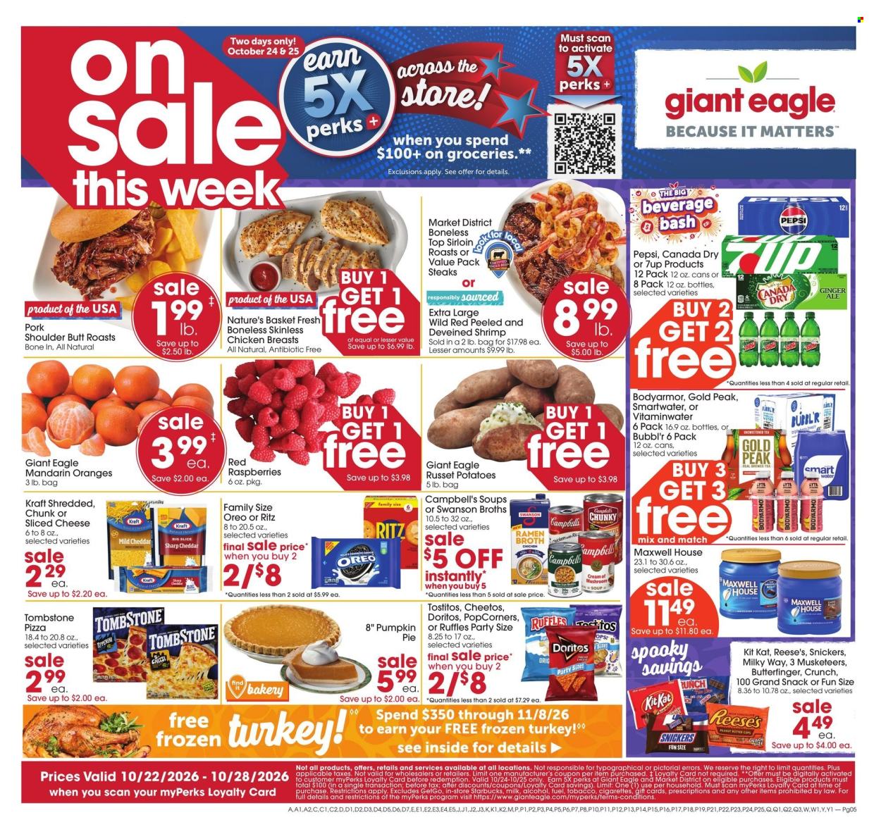 Giant Eagle ad - 10/22/2026 - 10/28/2026. Page 1
