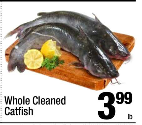 Whole Cleaned Catfish