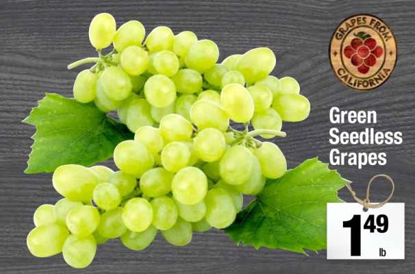 Green Seedless Grapes