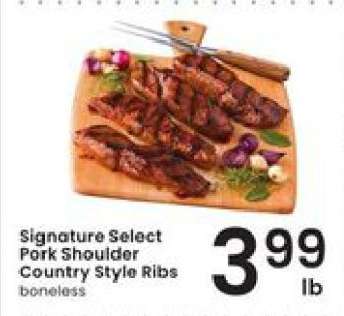 Signature SELECT Pork Shoulder Country Style Ribs