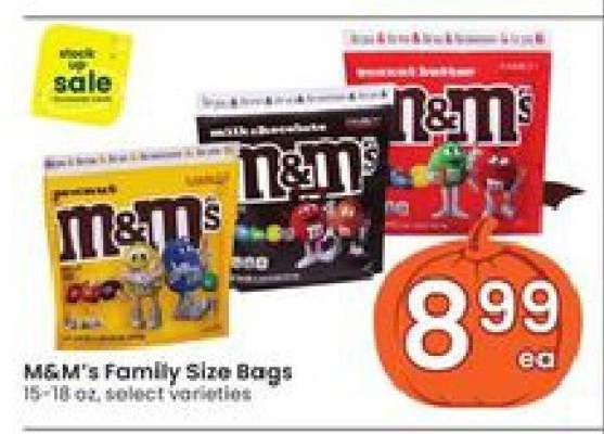 M&M's Family Size Bags